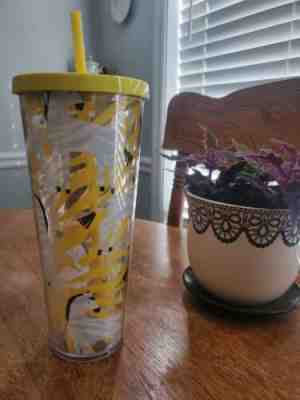 Starbucks Zebra Travel Tumbler NEW Limited Edition Yellow - Sold on eBay Jun 12, 2022 for $120.00