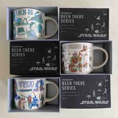 NEW Star Wars Starbucks Been There Series Mug Set Of 3 Tatooine, Batuu & Endor - Sold on eBay Jul 03, 2022 for $120.00