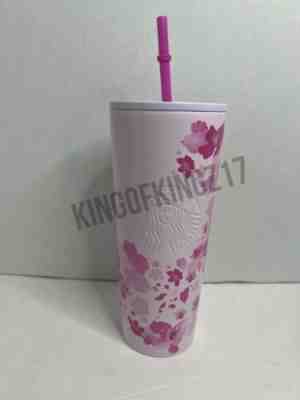 NWT Starbucks Stainless Steel Cherry Blossom Floral Tumbler Mexico Release  - Sold on eBay Jul 29, 2022 for $119.99