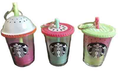 Starbucks Fruit Cup Ornament Keychain Summer Dragon Fruit Kiwi Grape NEW-no card - Sold on eBay Aug 27, 2022 for $119.99