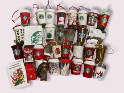 Lot Of 32 Starbucks Christmas Ornaments - Sold on eBay Jul 30, 2022 for $110.99