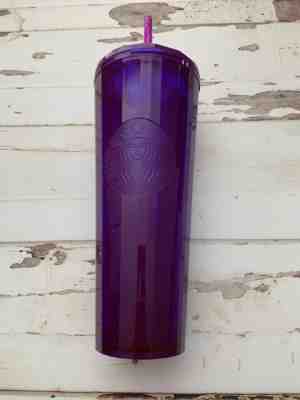 Starbucks Tumbler With Lid and Straw - Purple Oil Slick Summer 2022 LOT OF 2 - Sold on eBay Jul 05, 2022 for $109.99