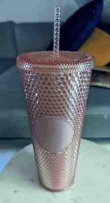 Starbucks Korea Venti Pale Rose Gold Studded Cold Cup Tumbler - NWT! - Sold on eBay Jul 10, 2022 for $109.99