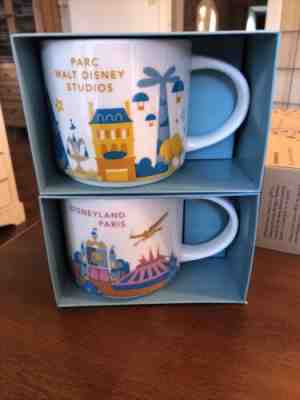 2x STARBUCKS Parc Walt Disney Studios Mugs 14oz NWT Disneyland Paris New Release - Sold on eBay Jul 14, 2022 for $109.99