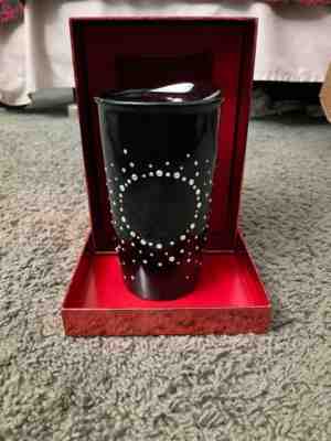 Starbucks Swarovski Crystal Black Travel Tumbler Mug Rare Ltd Edition 2015 BNIB - Sold on eBay Jun 24, 2022 for $109.95
