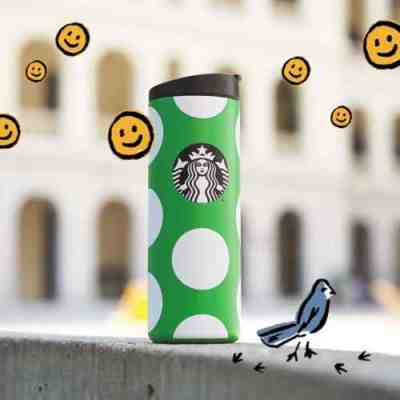 Starbucks x kate spade New York Logo Dots Stainless Steel Tumbler 473ml JAPAN NW - Sold on eBay Jul 24, 2022 for $109.00