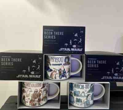 Disney 2022 Star Wars Starbucks Been There Mugs Set of 3 Naboo, Ahch-To, Nevarro - Sold on eBay Jul 25, 2022 for $109.00