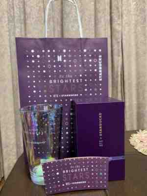 BTS & Starbucks Collaboration Glass Real Gold Star Glass 500ml Sold Out From JP - Sold on eBay Jun 14, 2022 for $105.00