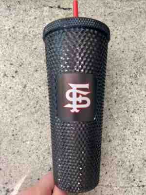 Black starbucks studded cup Fresno stateÂ  - Sold on eBay Jul 14, 2022 for $105.00