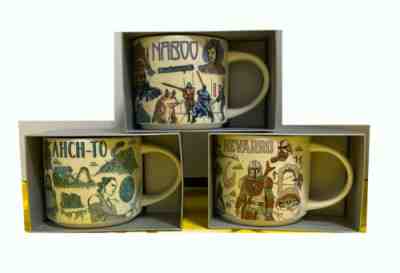 Disney 2022 Star Wars Starbucks Been There Mugs Set of 3 Naboo, Ahch-To, Nevarro - Sold on eBay Jul 26, 2022 for $104.00