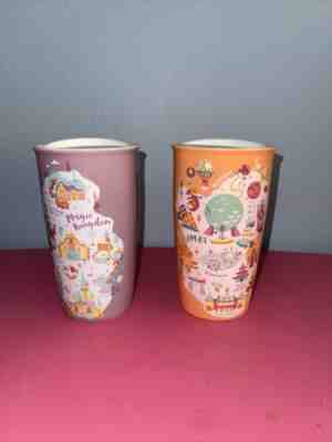 Disney Parks Starbucks Magic Kingdom And EPCOT Ceramic Tumblers. Set Of 2! NEW - Sold on eBay Jul 01, 2022 for $100.00
