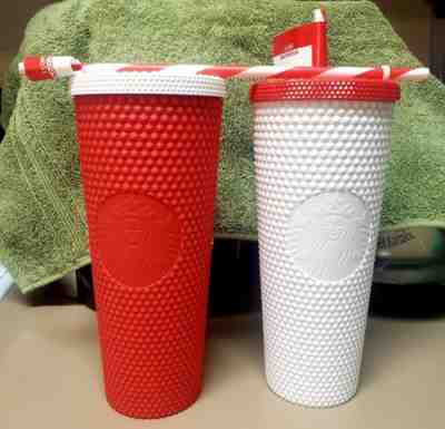 BNWT Starbucks Indonesia Independence Twinkle White Red Flag StuddedÂ  set 24ozÂ  - Sold on eBay Aug 28, 2022 for $100.00