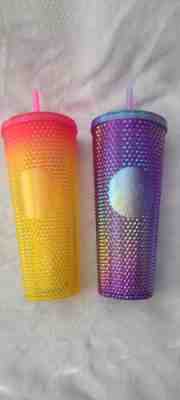 Starbucks Studded Tumbler Purple Oil Slick and Sunset Asia Release bundle - Sold on eBay Jun 18, 2022 for $99.99