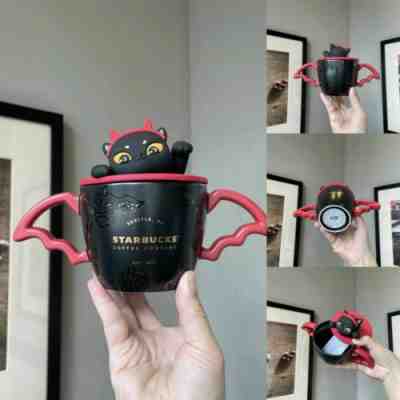 China Starbucks 2021 Halloween Black Cat With Wing 13oz Mug Ceramic UPS - Sold on eBay Jul 01, 2022 for $99.99