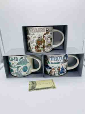 Disney 2022 Star Wars Starbucks Been There Mugs Set of 3 Naboo, Ahch-To, Nevarro - Sold on eBay Jul 28, 2022 for $99.99