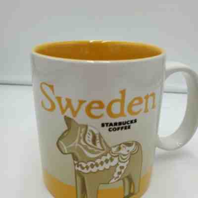 Starbucks Sweden Mug Icon Dalecarlian Horse Dala Pony Yellow Sverige New US Ship - Sold on eBay Aug 24, 2022 for $99.99
