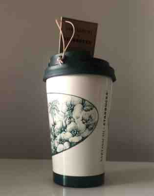 Sabyasachi + Starbucks Green Travel Coffee Mug BNWT LIMITED EDITION - Sold on eBay Jun 12, 2022 for $99.00