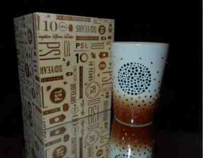 Starbucks Swarovski Pumpkin Spice Latte PSL 10th Anniversary Ceramic Mug 590/600 - Sold on eBay Jun 25, 2022 for $98.00