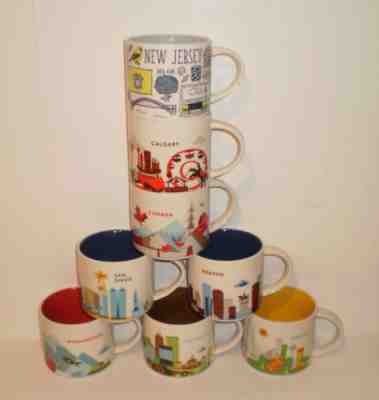 Lot of (7) Starbucks YOU ARE HERE Series & (1) BEEN THERE Series Cups/Mugs 14 oz - Sold on eBay Jul 03, 2022 for $98.00