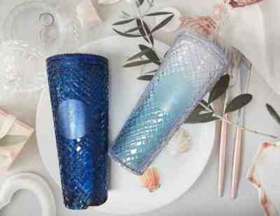 Starbucks Korea Summer 22 Wave & Ocean jeweled cold cup Set 710ml 2022 - Sold on eBay Aug 28, 2022 for $47.90