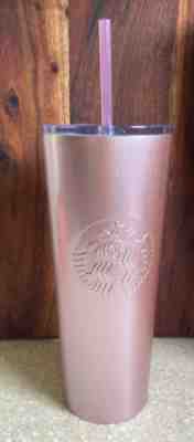 Starbucks Sparkling Pink Stainless Steel Cold Cup Tumbler 20oz - Sold on eBay Jun 12, 2022 for $95.00