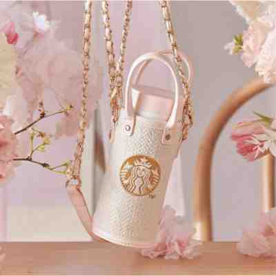 2022 HOT China Starbucks Good-looking Chef Sakura Pink 7oz Cups Tumbler With Bag - Sold on eBay Jul 17, 2022 for $94.99