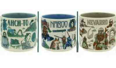Disney 2022 Star Wars Starbucks Been There Mugs Set of 3 Naboo, Ahch-To, Nevarro - Sold on eBay Jun 19, 2022 for $93.99