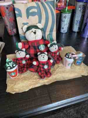 Starbucks 2020 Bearista Bear Full Sized-3 bearista ornaments-3 Class Ornaments - Sold on eBay Jun 14, 2022 for $90.31