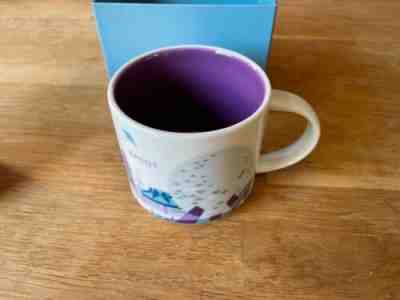 You are here Starbucks Disney Epcot PURPLE monorail stripe mug retiredÂ  - Sold on eBay Aug 13, 2022 for $90.30