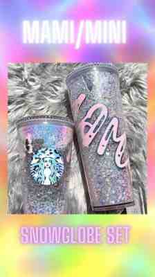 starbucks snowglobe tumbler Mama/mini Set - Sold on eBay Jun 20, 2022 for $90.00