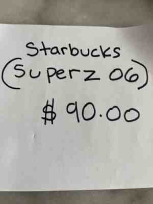 Starbucks (SUPERZ06) - Sold on eBay Aug 17, 2022 for $90.00