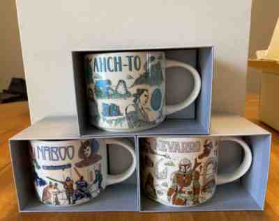 Disney 2022 Star Wars Starbucks Mugs - Naboo, Ahch-To, Nevarro - SET OF 3 - NEW - Sold on eBay Jun 21, 2022 for $89.99