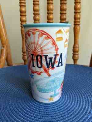 Starbucks 2017 IOWA State Fair Ceramic Tumbler Travel Mug 12oz Collectible - Sold on eBay Jun 30, 2022 for $89.99