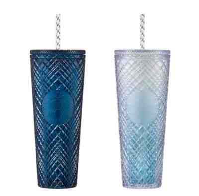 2022 Starbucks Korea Summer 22 wave + ocean jeweled cold cup 2p Set 710ml 24oz - Sold on eBay Aug 18, 2022 for $89.99