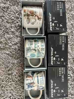 Disney 2022 Star Wars Starbucks Been There Mugs Set of 3 Naboo, Ahch-To, Nevarro - Sold on eBay Aug 26, 2022 for $89.99