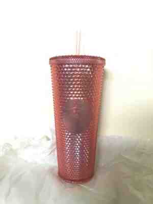 1 Starbucks no card tumbler flamingo bling studded 24 oz cold cup bag Thailand - Sold on eBay Aug 28, 2022 for $89.99