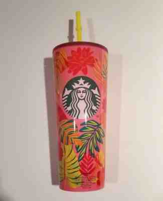 Starbucks Mexico 2022 SS Stainless Steel Floral Tumbler - Sold on eBay Jul 18, 2022 for $88.88