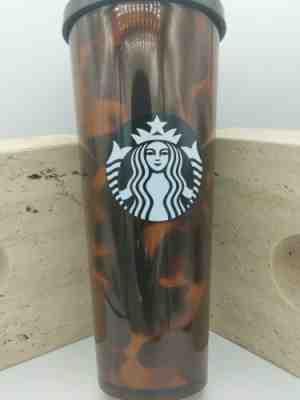 Starbucks Mocha Swirl Venti 24 oz Cold Cup Tumbler Lid 24 Oz SKU Tortoise Shell - Sold on eBay Aug 24, 2022 for $88.00