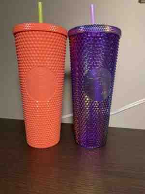 Starbucks 2022 Purple Oil Slick And Summer Studded Dragon Fruit ï¿¼24oz Tumblerï¿¼ - Sold on eBay Jun 21, 2022 for $87.84