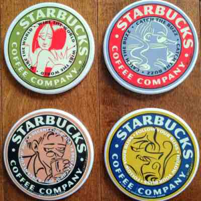 Starbucks Coasters Doonesbury Set of 4 - 1998 - Sold on eBay Jul 25, 2022 for $85.00