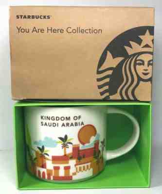 Starbucks Mug Kingdom Of Saudi Arabia You Are Here Collection UPC NIB New |1059