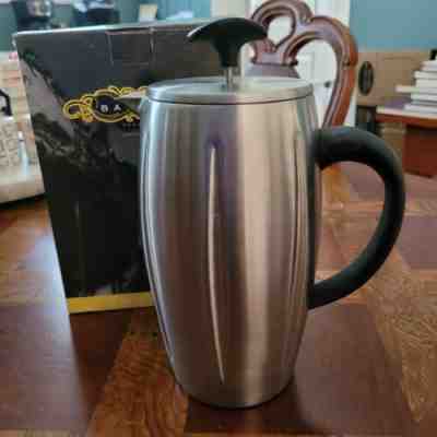 Starbucks Barista Coffee French Press Thermal Shiny Stainless Steel 2003 NEW - Sold on eBay Jun 02, 2022 for $84.99