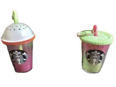 Starbucks Fruit Cup Ornament Keychain Summer Dragon Fruit & Kiwi NEW -no card - Sold on eBay Jun 23, 2022 for $84.99