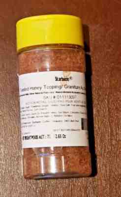 RARE HTF Starbucks Toasted Honey Topping 2.65 oz BB 11/21' New Latte Coffee - Sold on eBay Aug 15, 2022 for $84.95