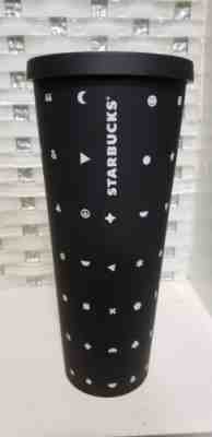RARE Starbucks 2017 Emoji Tumbler Cold Cup Matte Black Venti 24 oz w/ Lid Coffee - Sold on eBay Jul 26, 2022 for $84.68