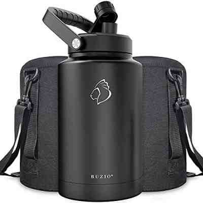 BUZIO One Gallon Vacuum Insulated Jug Insulated Beer Growler 18/8 Food-Grade ... - Sold on eBay Aug 07, 2022 for $84.52
