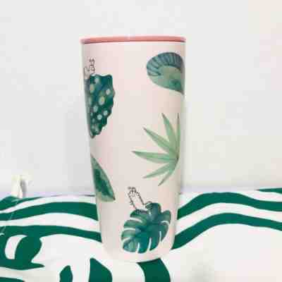 Starbucks Stainless Tumbler MiiR 20 oz. Caterpillars on Leaves - Sold on eBay Jun 22, 2022 for $84.00