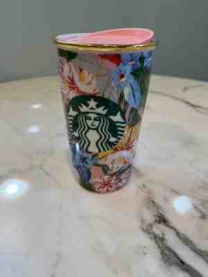 2018 Starbucks Ban.do BANDO Floral Double Wall Mug Traveler 12oz - Sold on eBay Jun 11, 2022 for $80.00