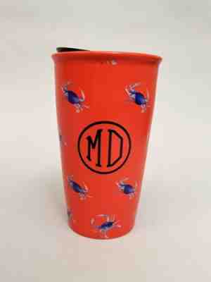 Starbucks Maryland Blue Crab Ceramic Tumbler Mug 12 oz. (With Lid) - Sold on eBay Jul 03, 2022 for $80.00
