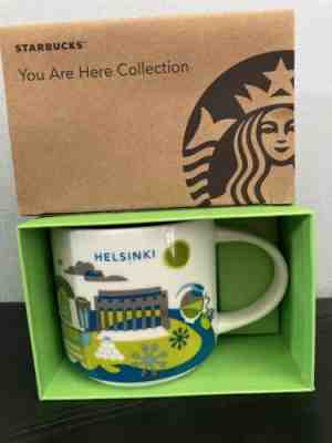 Starbucks You Are Here Collection Mug Helsinki Finland 14oz. New